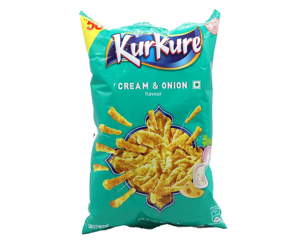Kurkure American Style Cream & Onion Chips 60(±)10gm