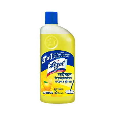 Lizol Floor Cleaner Citrus Disinfectant Surface 1 ltr