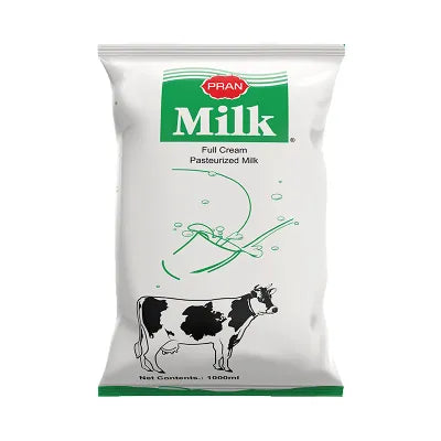 Pran Pasteurized Full Cream Liquid Milk 1 ltr